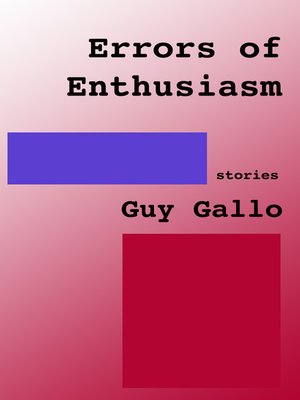 cover image of Errors of Enthusiasm